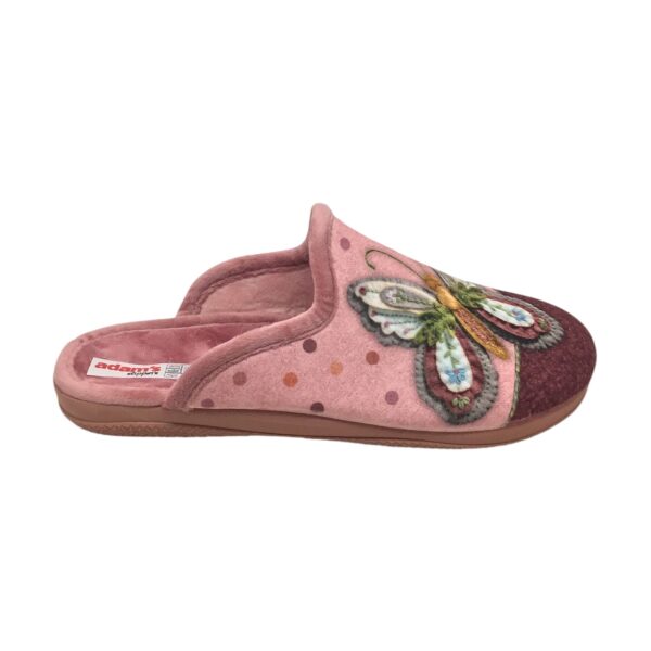 Γυναικείες χειμερινές παντόφλες adams shoes 624-24608 PINK - Image 4