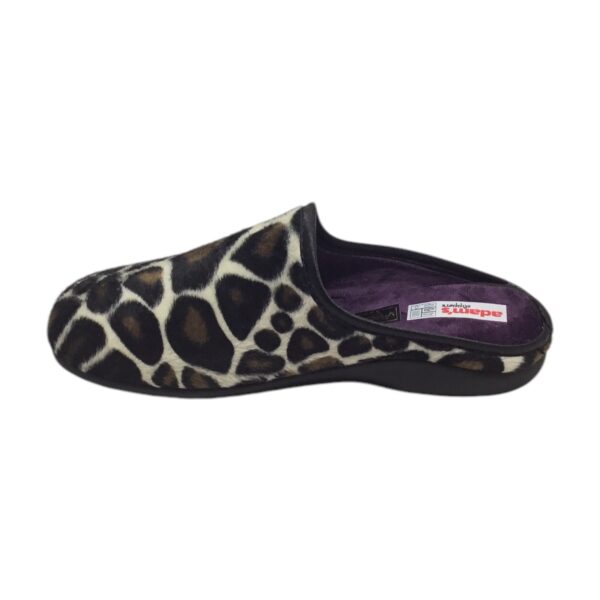 Γυναικείες χειμερινές παντόφλες adams shoes 624-24652 LEOPARD - Image 2