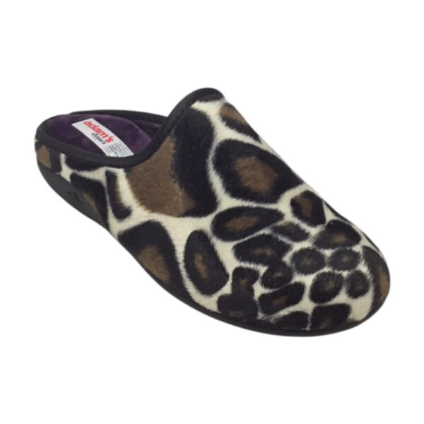 Γυναικείες χειμερινές παντόφλες adams shoes 624-24652 LEOPARD