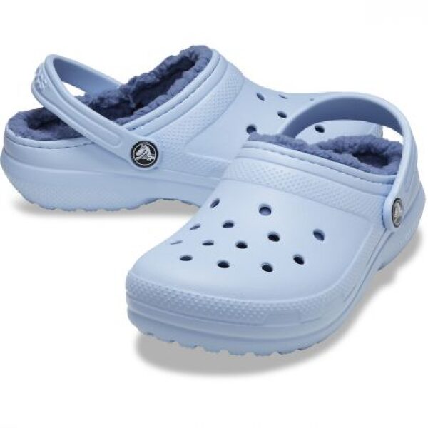 Crocs Classic Lined Clog παιδικές παντόφλες με γούνα 207010-4NS Blue Calcite - Image 5