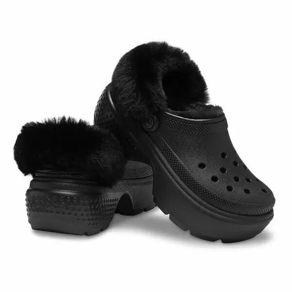 Crocs Γυναικεία Stomp Lined Clog 208546-001 Black - Image 3