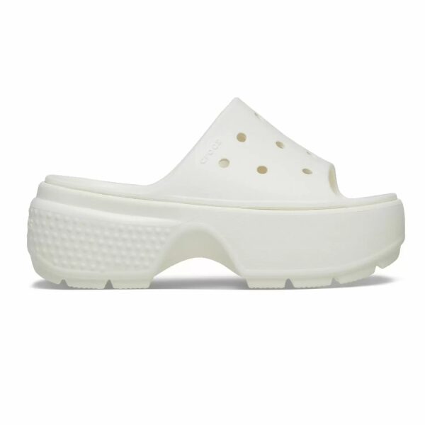 Crocs Γυναικεία Stomp Slide 209346-0WV Chalk