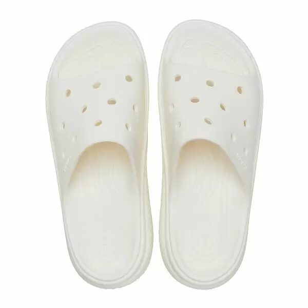 Crocs Γυναικεία Stomp Slide 209346-0WV Chalk - Image 2