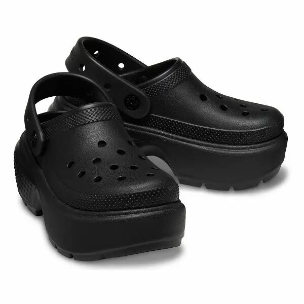 Crocs Γυναικεία Stomp Clog 209347-001 Black - Image 3