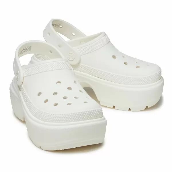 Crocs Γυναικεία Stomp Clog 209347-0WV Chalk - Image 3