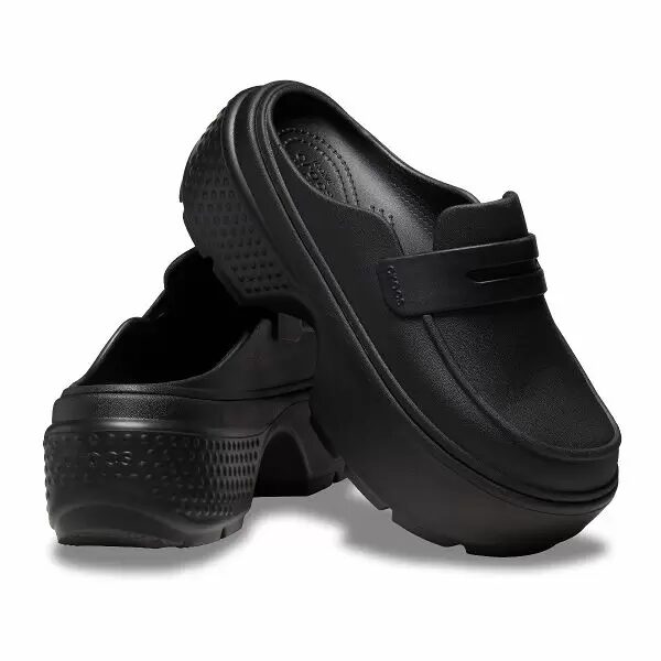 Crocs Γυναικεία Stomp Loafer Clog 209937-060 Black - Image 2