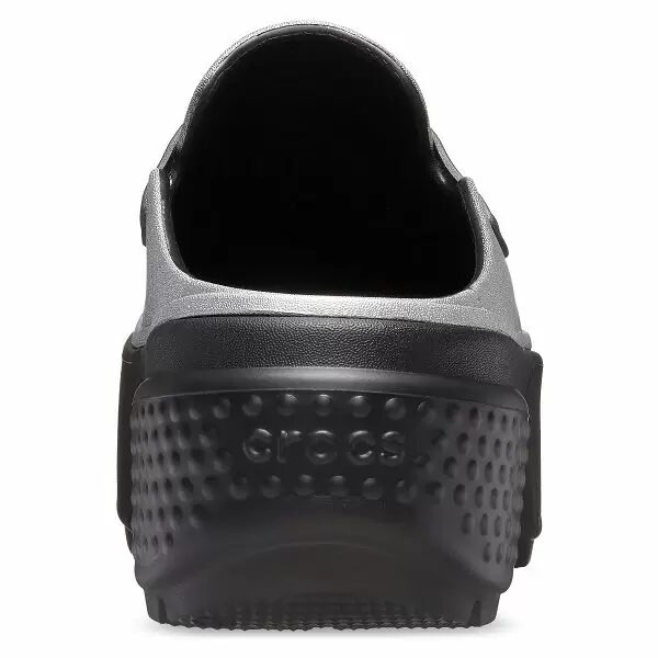 Crocs Γυναικεία Stomp Metallic Loafer Clog 210363-01V Silver/Black - Image 5