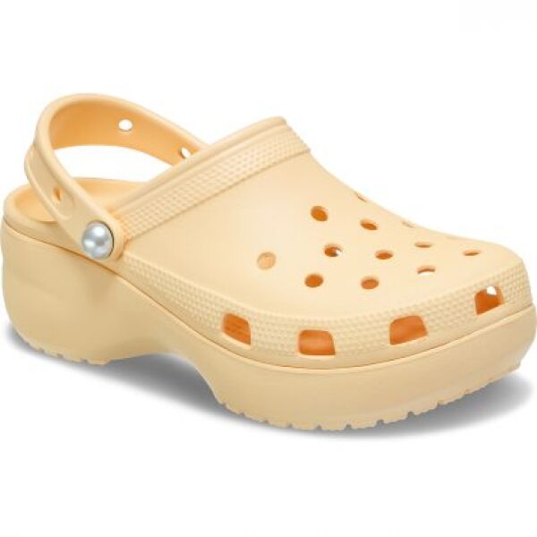 Crocs Classic Platform Pearl Clog 211231-78Z Golden Hour - Image 4