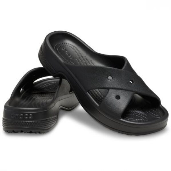 Crocs Classic Women's Cross Strap 210840-001 Black - Image 2