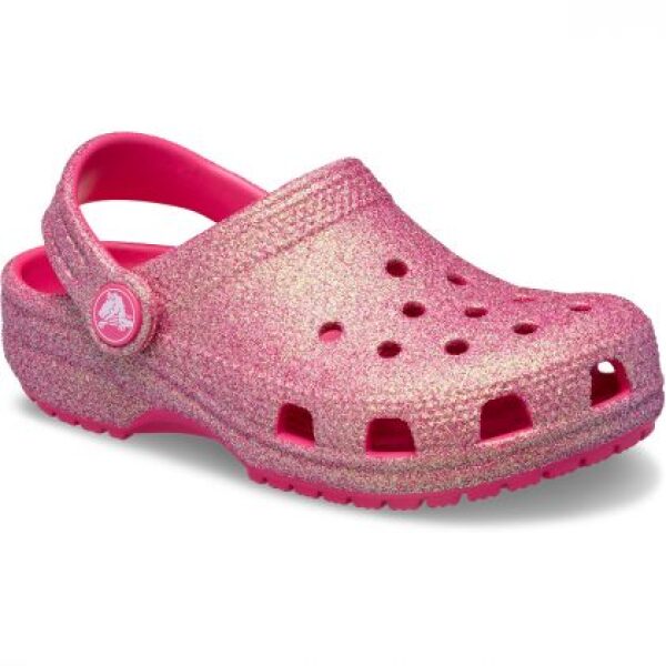 Crocs Classic Iridescent Glitter Clog 210985-6ZQ Dragon Fruit - Image 2