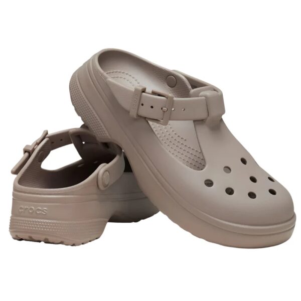 Crocs Classic Mary Jane Clog 210581-214 Taupe - Image 3