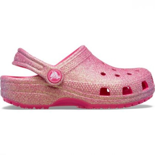 Crocs Classic Iridescent Glitter Clog 210985-6ZQ Dragon Fruit