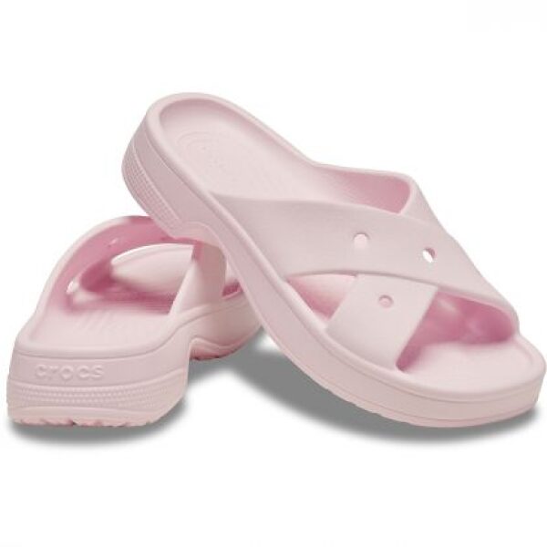 Crocs Classic Women's Cross Strap 210840-6ZW Pink Milk - Image 3