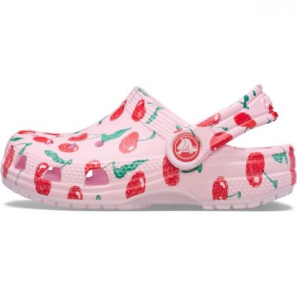 Crocs Kids' Classic Fresh Fruits Clog 211020-6ZW Pink Milk - Image 4