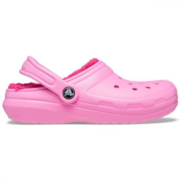 Crocs Classic Lined Clog παιδικές παντόφλες με γούνα 207010-6SW Taffy Pink