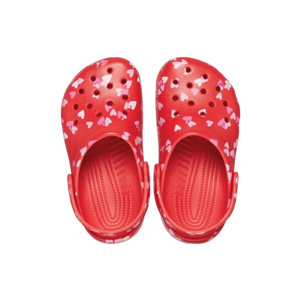 Crocs Kids Classic VDay Clog 209754-6ZR Cherry Red - Image 3