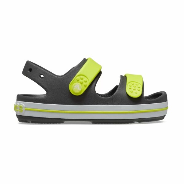 Crocs Kids Crocband Cruiser Sandal 209423-1NJ Slate Grey/Acidity