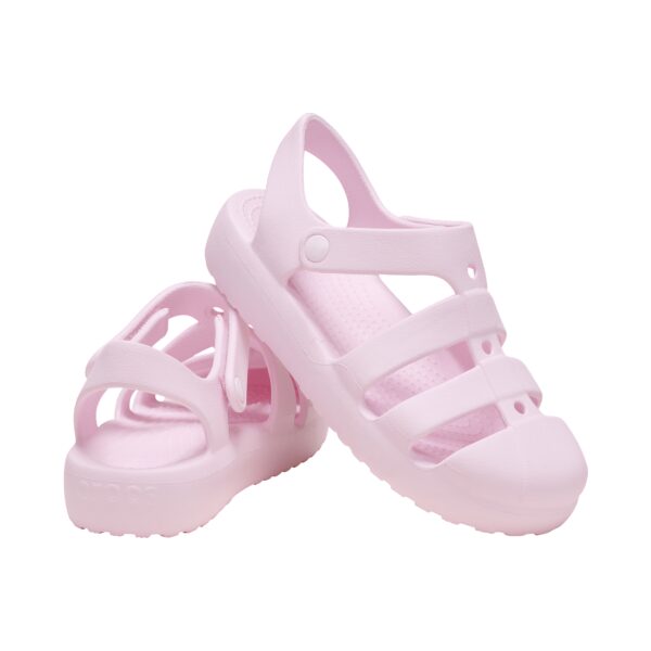 Crocs Kids Kids' Classic Fisherman Sandal Unisex 210625-6ZW Pink Milk - Image 4