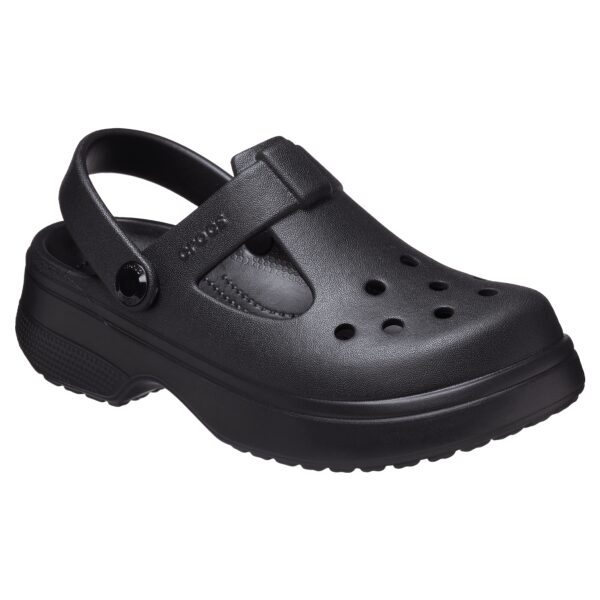 Crocs Kids Unisex Classic Mary Jane Clog 210615-001 Black - Image 5