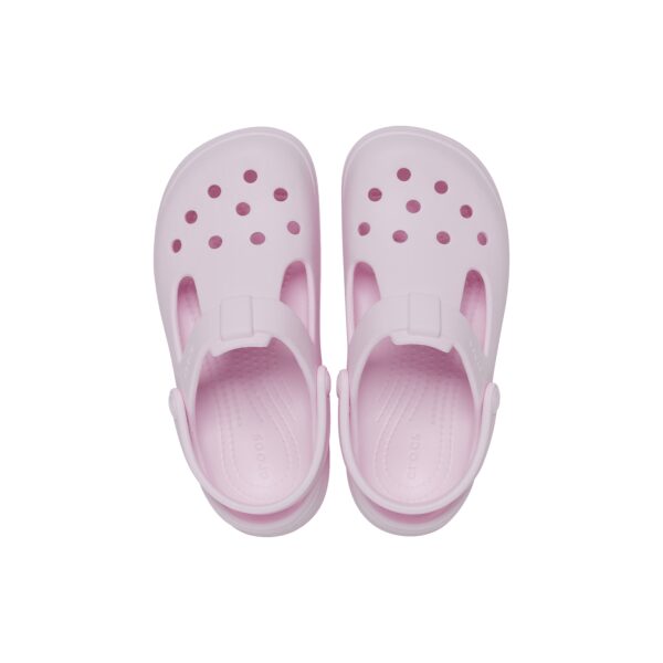 Crocs Kids Unisex Classic Mary Jane Clog 210615-6ZW Pink Milk - Image 4